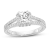 Thumbnail Image 1 of Diamond Engagement Ring 7/8 ct tw Princess/Round 14K White Gold