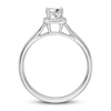 Thumbnail Image 1 of Diamond Solitaire Engagement Ring 1/3 ct tw Princess 14K White Gold