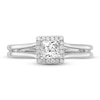 Thumbnail Image 2 of Diamond Solitaire Engagement Ring 1/3 ct tw Princess 14K White Gold