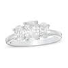 Thumbnail Image 1 of Lab-Grown Diamond Engagement Ring 2 ct tw Oval 14K White Gold