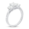 Thumbnail Image 2 of Lab-Grown Diamond Engagement Ring 2 ct tw Oval 14K White Gold