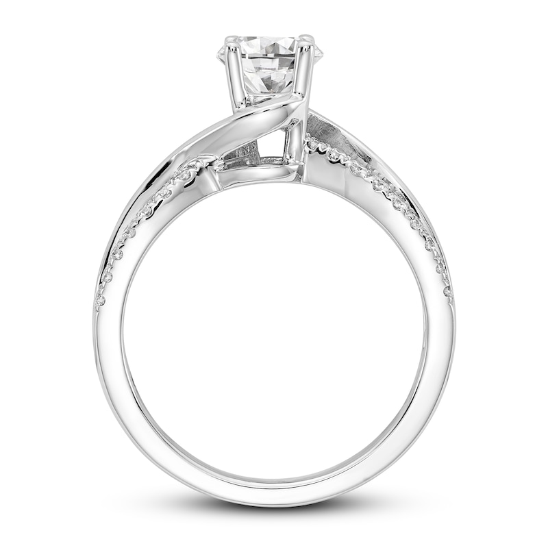 Main Image 2 of Diamond Engagement Ring 3/4 ct tw Round 14K White Gold