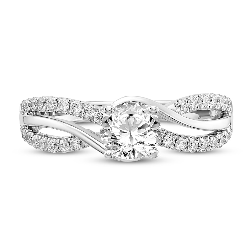 Main Image 3 of Diamond Engagement Ring 3/4 ct tw Round 14K White Gold