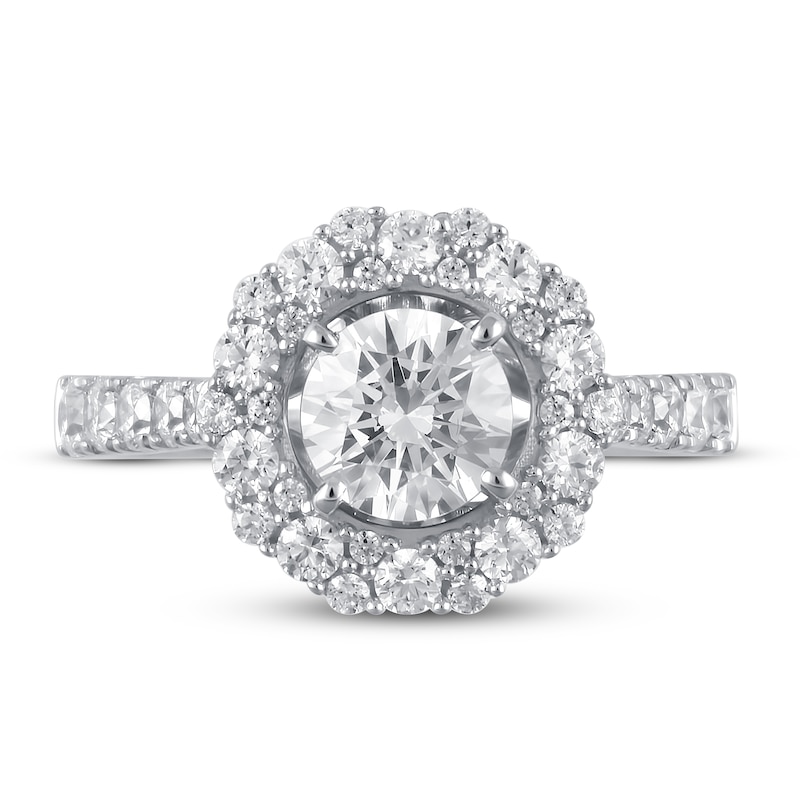Main Image 3 of Diamond Engagement Ring 2 ct tw Round 14K White Gold