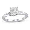 Thumbnail Image 1 of Diamond Engagement Ring 1/2 ct tw Round 14K White Gold
