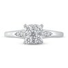 Thumbnail Image 3 of Diamond Engagement Ring 1/2 ct tw Round 14K White Gold