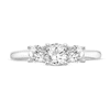 Thumbnail Image 2 of Diamond 3-Stone Engagement Ring 7/8 ct tw Round 14K White Gold