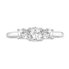 Thumbnail Image 3 of Diamond 3-Stone Engagement Ring 7/8 ct tw Round 14K White Gold