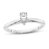 Thumbnail Image 0 of Diamond Solitaire Engagement Ring 1/3 ct tw Pear-shaped 14K White Gold (I1/I)