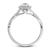 Thumbnail Image 2 of Diamond Engagement Ring 5/8 ct tw Round 14K White Gold