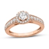 Thumbnail Image 0 of Diamond Engagement Ring 5/8 ct tw Round 14K Rose Gold