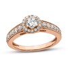 Thumbnail Image 1 of Diamond Engagement Ring 5/8 ct tw Round 14K Rose Gold