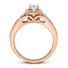Thumbnail Image 1 of Diamond Engagement Ring 5/8 ct tw Round 14K Rose Gold