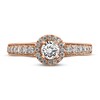 Thumbnail Image 3 of Diamond Engagement Ring 5/8 ct tw Round 14K Rose Gold