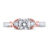 Thumbnail Image 3 of Diamond Engagement Ring 7/8 ct tw Round 14K Two-Tone Gold