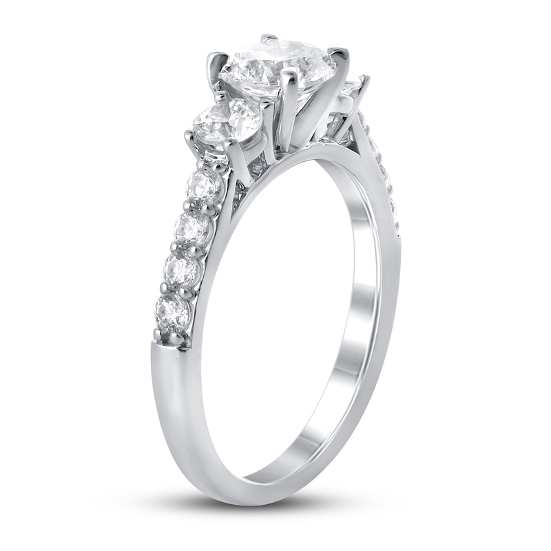 Main Image 2 of Diamond Engagement Ring 1-3/4 ct tw Round 14K White Gold