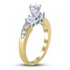 Thumbnail Image 1 of Diamond Engagement Ring 7/8 ct tw Round 14K Two-Tone Gold