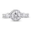 Thumbnail Image 2 of Diamond Engagement Ring 1-1/2 ct tw Round 14K White Gold