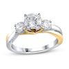 Thumbnail Image 0 of Diamond Engagement Ring 1-5/8 ct tw Round 14K Two-Tone Gold
