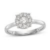 Thumbnail Image 0 of Diamond Engagement Ring 1/2 ct tw Round 14K White Gold