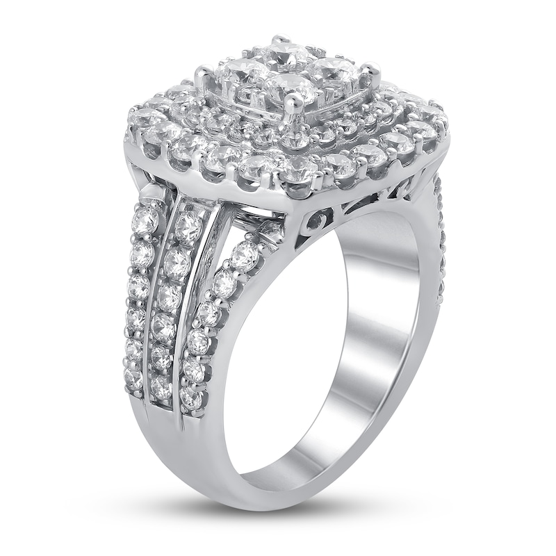 Main Image 2 of Diamond Engagement Ring 2-1/2 ct tw Round 14K White Gold