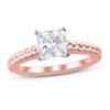 Thumbnail Image 0 of Diamond Engagement Ring 1 ct tw Princess 14K Rose Gold (SI2/I)