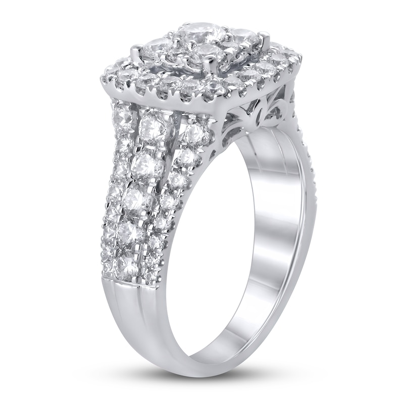 Main Image 2 of Diamond Engagement Ring 2 ct tw Round 14K White Gold