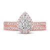 Thumbnail Image 3 of Diamond Bridal Set 1/2 ct tw Round 14K Rose Gold