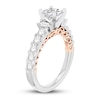 Thumbnail Image 2 of Diamond Engagement Ring 1-5/8 ct tw Princess 14K Two-Tone Gold