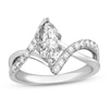 Thumbnail Image 0 of Diamond Engagement Ring 1-1/3 ct tw Marquise 14K White Gold
