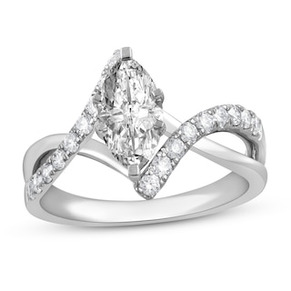 Diamond Engagement Ring 1-1/3 ct tw Marquise 14K White Gold | Jared