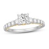 Thumbnail Image 1 of Diamond Engagement Ring 1-3/8 ct tw Princess 14K Two-Tone Gold