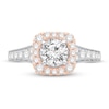 Thumbnail Image 3 of Diamond Engagement Ring 1-5/8 ct tw Round 14K Two-Tone Gold
