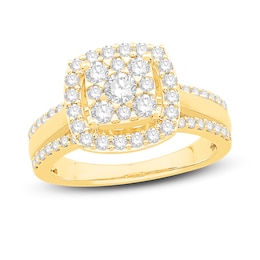 Diamond Ring 1 ct tw Round 14K Yellow Gold