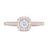 Thumbnail Image 3 of Diamond Engagement Ring 3/8 ct tw Round 14K Rose Gold