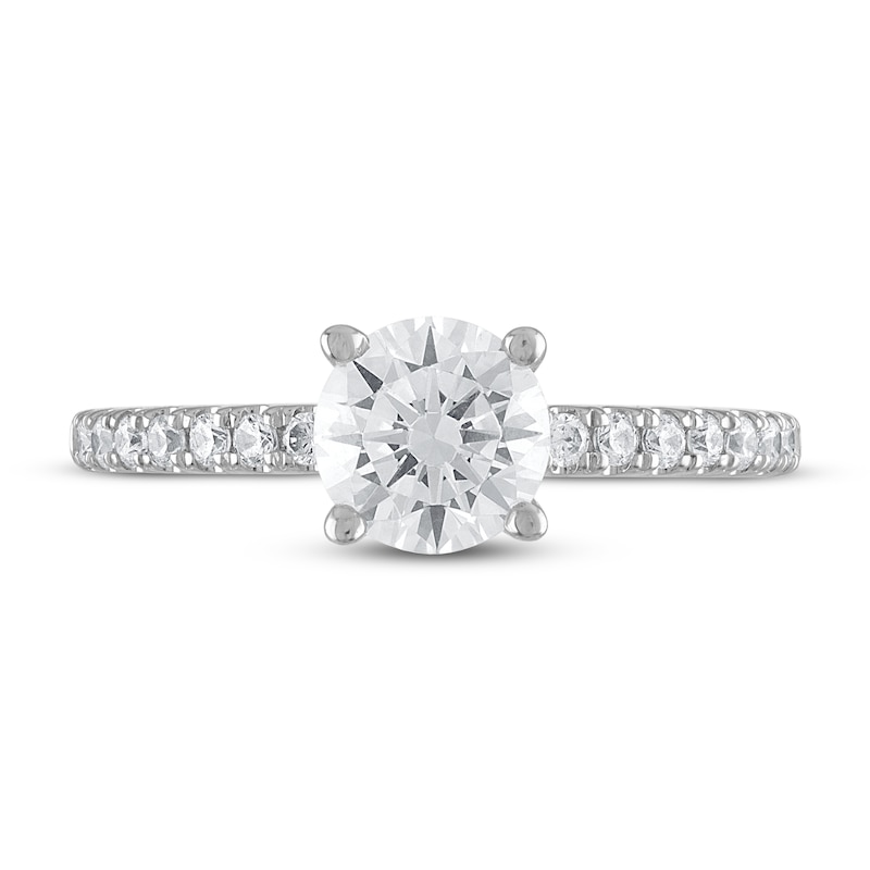 Main Image 3 of Diamond Engagement Ring 1-1/4 ct tw Round 14K White Gold
