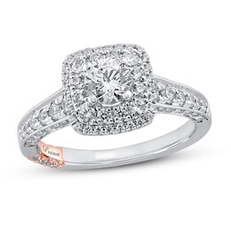 Pnina Tornai Definitely Yes Diamond Engagement Ring 1-1/4 ct tw Round 14K White Gold