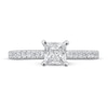 Thumbnail Image 3 of Pnina Tornai The Fifth Element Diamond Engagement Ring 1-1/4 ct tw Princess/Round 14K White Gold
