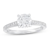 Thumbnail Image 0 of Lab-Created Diamond Engagement Ring 1-1/5 ct tw Round 14K White Gold