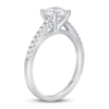 Thumbnail Image 1 of Lab-Created Diamond Engagement Ring 1-1/5 ct tw Round 14K White Gold