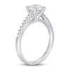 Thumbnail Image 2 of Lab-Grown Diamond Engagement Ring 1-1/5 ct tw Round 14K White Gold