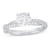Thumbnail Image 0 of Lab-Created Diamond Engagement Ring 1-1/3 ct tw Round 14K White Gold