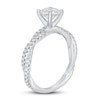 Thumbnail Image 2 of Lab-Grown Diamond Engagement Ring 1-1/3 ct tw Round 14K White Gold