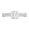 Thumbnail Image 2 of Lab-Created Diamond Engagement Ring 1-1/3 ct tw Round 14K White Gold