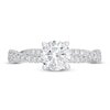 Thumbnail Image 3 of Lab-Grown Diamond Engagement Ring 1-1/3 ct tw Round 14K White Gold