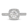 Thumbnail Image 3 of Lab-Grown Diamond Engagement Ring 1-1/3 ct tw Round 14K White Gold
