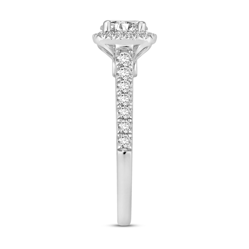 Main Image 2 of Diamond Engagement Ring 1-1/4 ct tw Round 14K White Gold