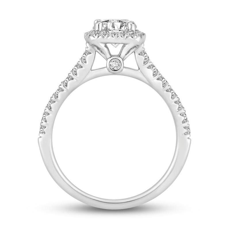Main Image 3 of Diamond Engagement Ring 1-1/4 ct tw Round 14K White Gold