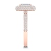 Thumbnail Image 2 of Diamond Ring 1-1/2 ct tw Emerald-cut 14K Rose Gold
