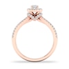 Thumbnail Image 2 of Diamond Ring 3/4 ct tw Round-cut 14K Rose Gold